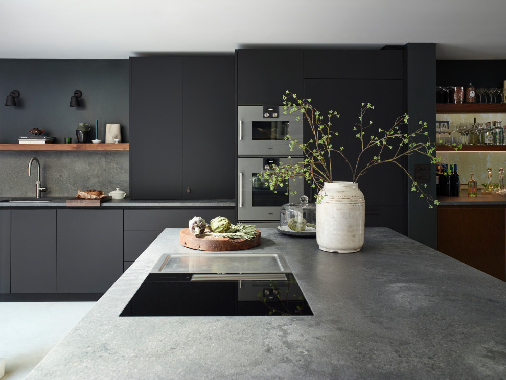Photo of a modern kitchen in Cambridgeshire.