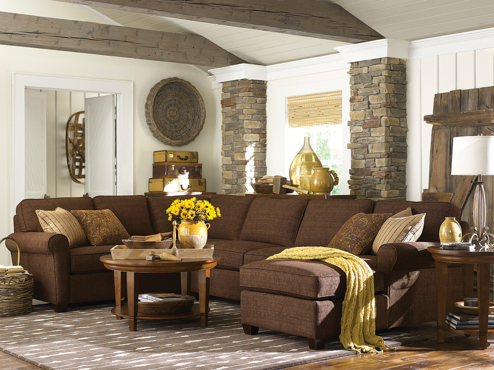 Dillon Motion Sectional Media Rooms By Bassett Living Room Orange Living Room Colors Living Room Furniture Recliner