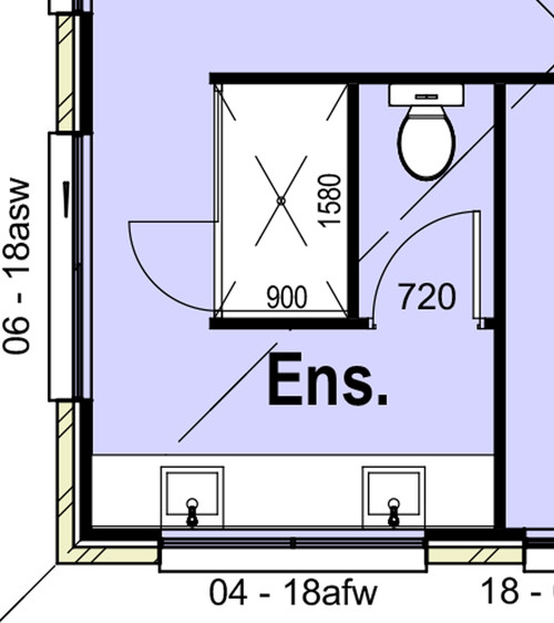 Bathroom layout & enclosed toilet or not?