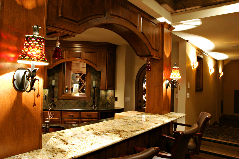 Inspiration for a traditional basement in St Louis.
