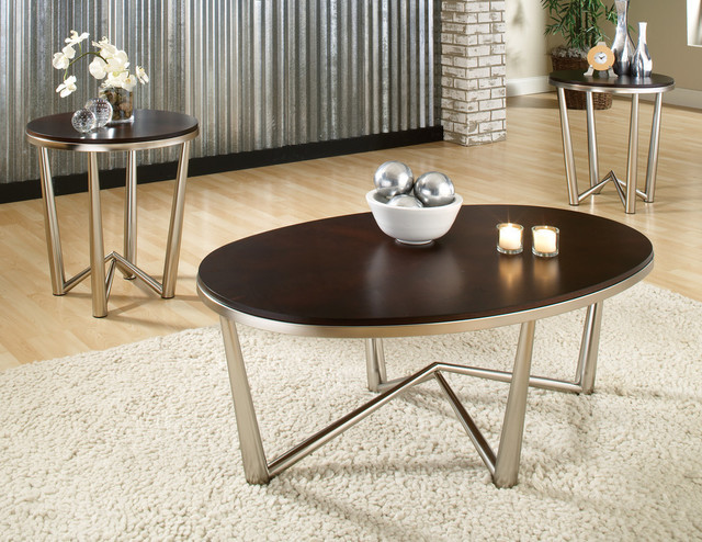 Cosmo 3 Pack Coffee Table Cocktail Set Cm3000 Contemporary Cosmo 3 Pack Coffee Table Cocktail Set Cm3000