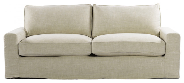 Casual 83" Linen Upholstered Sofa