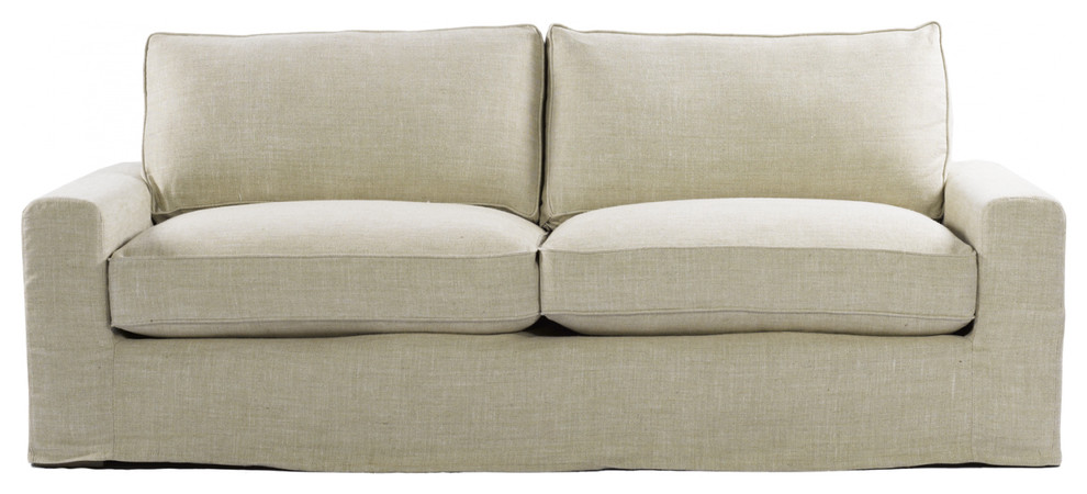 Casual 83" Linen Upholstered Sofa