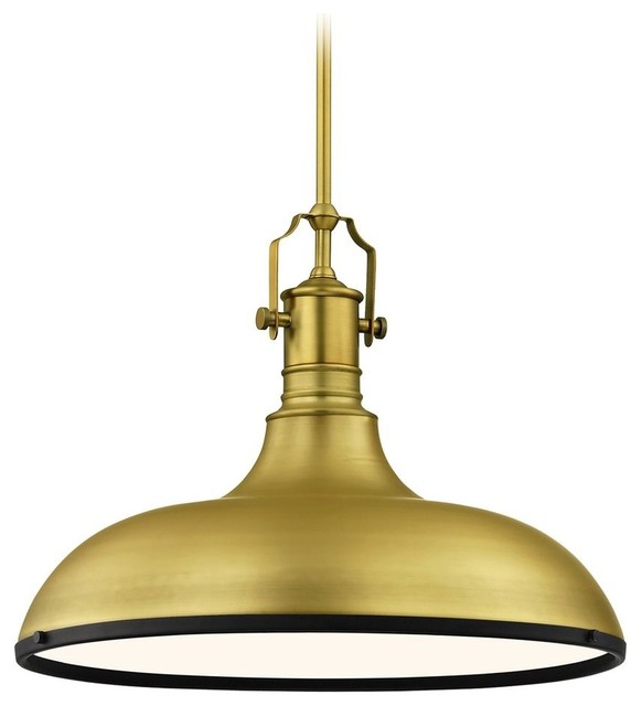 Pendant Light 18 38 Chrome Matte Black Traditional Pendant Light 18 38 Chrome Matte Black Traditional Lighting By Destination