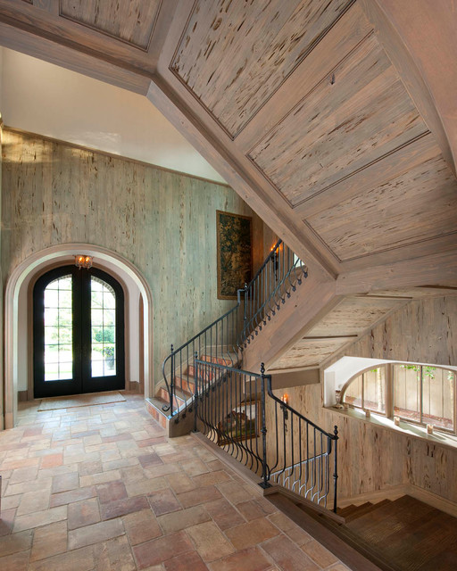 New Construction mediterranean-entrance