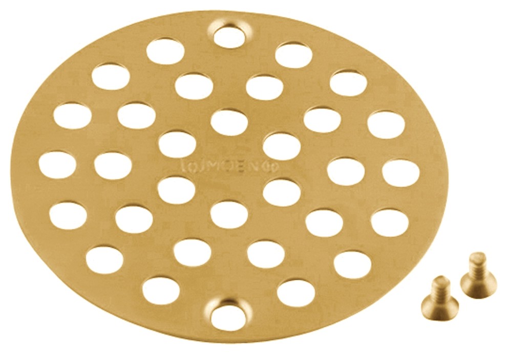 Moen Brushed Gold Tub/Shower Drain Covers Tub And Shower Parts by