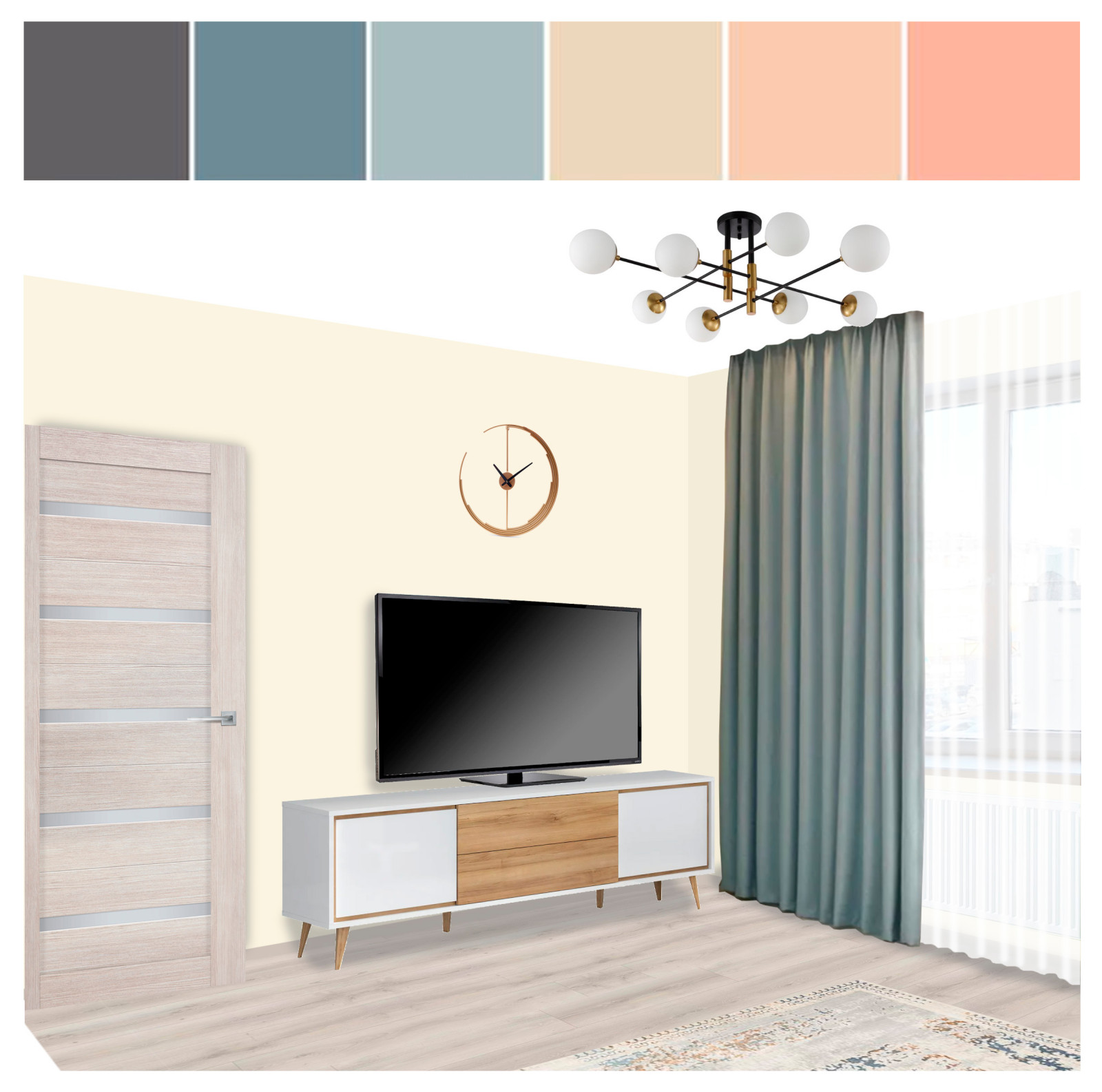 Хоумстейджинг в ЖК Солнечный город. Санкт-Петербург