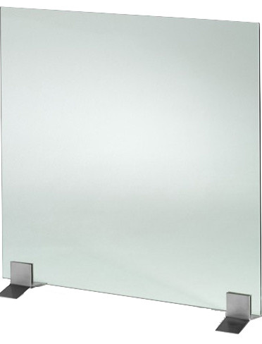 Modern Design Living - Stockholm Base Only for Glass Fireplace Screen Set of 2