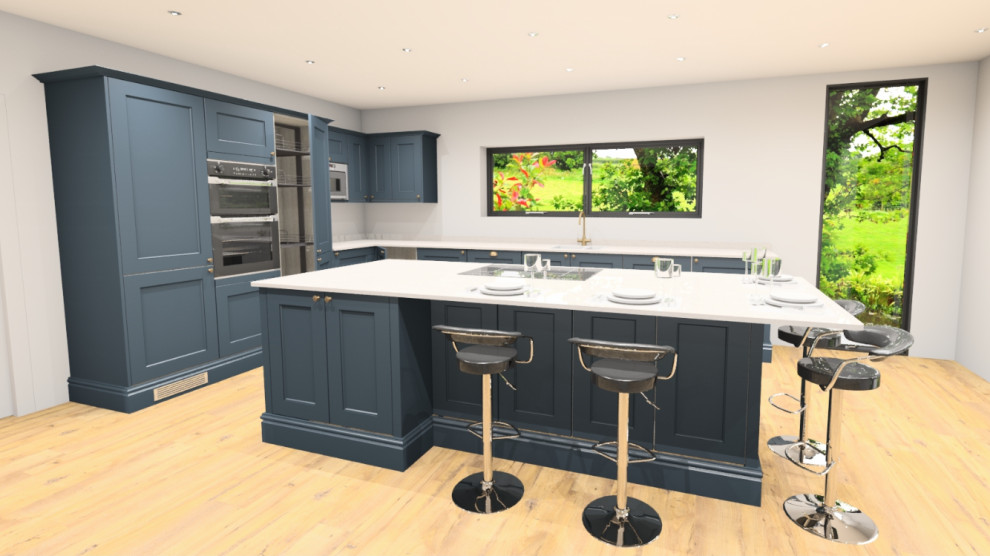 Varying window and kitchen cupboard heights