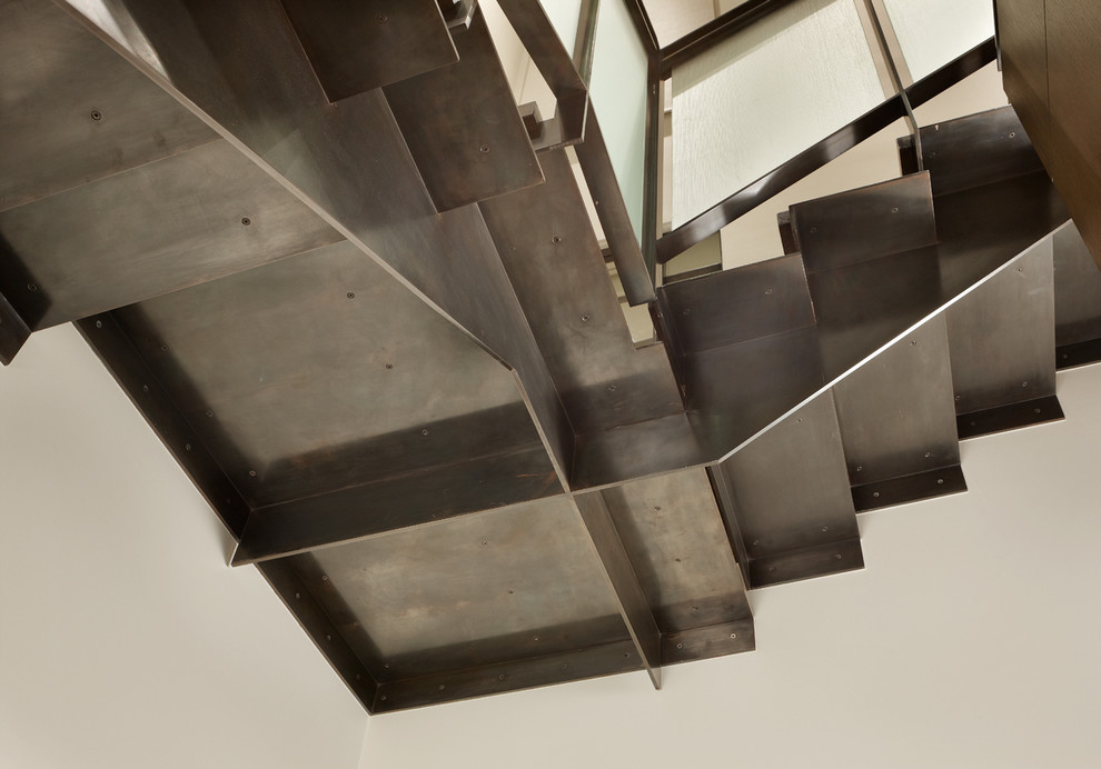 Inspiration for a contemporary staircase in Seattle.