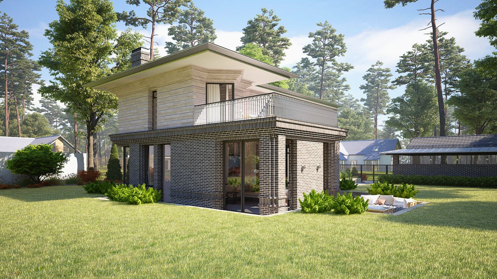 Дом в коттеджном посёлке Краснодара для 4 человек