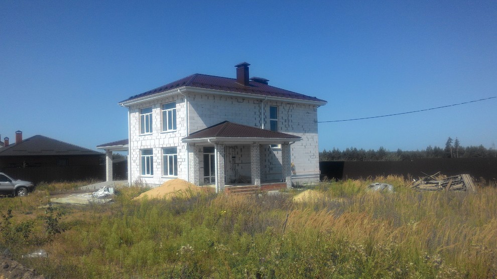 Финишная отделка без утепления. Короед