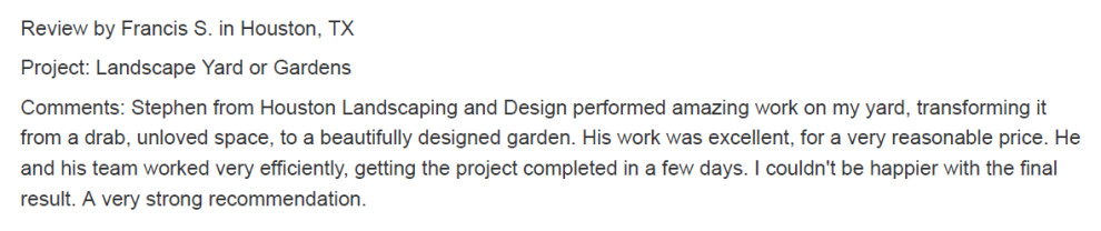 Customer Testimonials