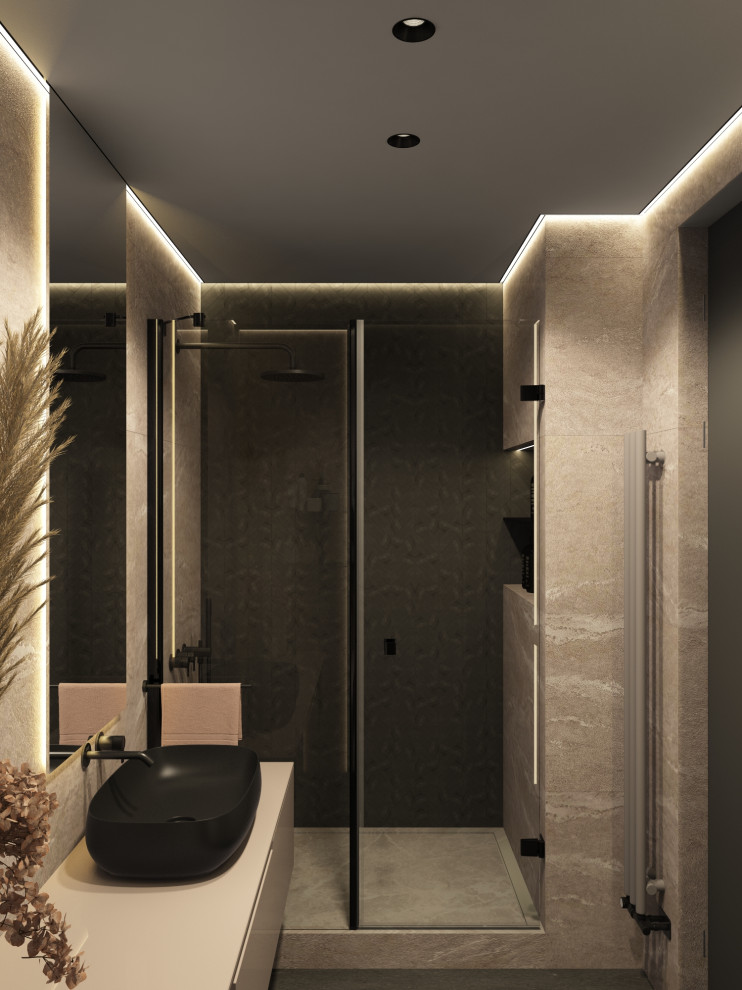 Современный хай тек. Пентхаус в Городе К.