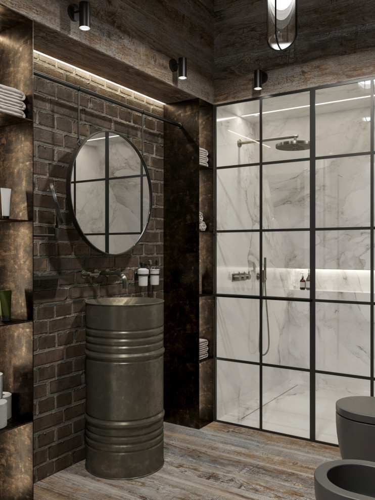 Мансарда частного жилого дома.