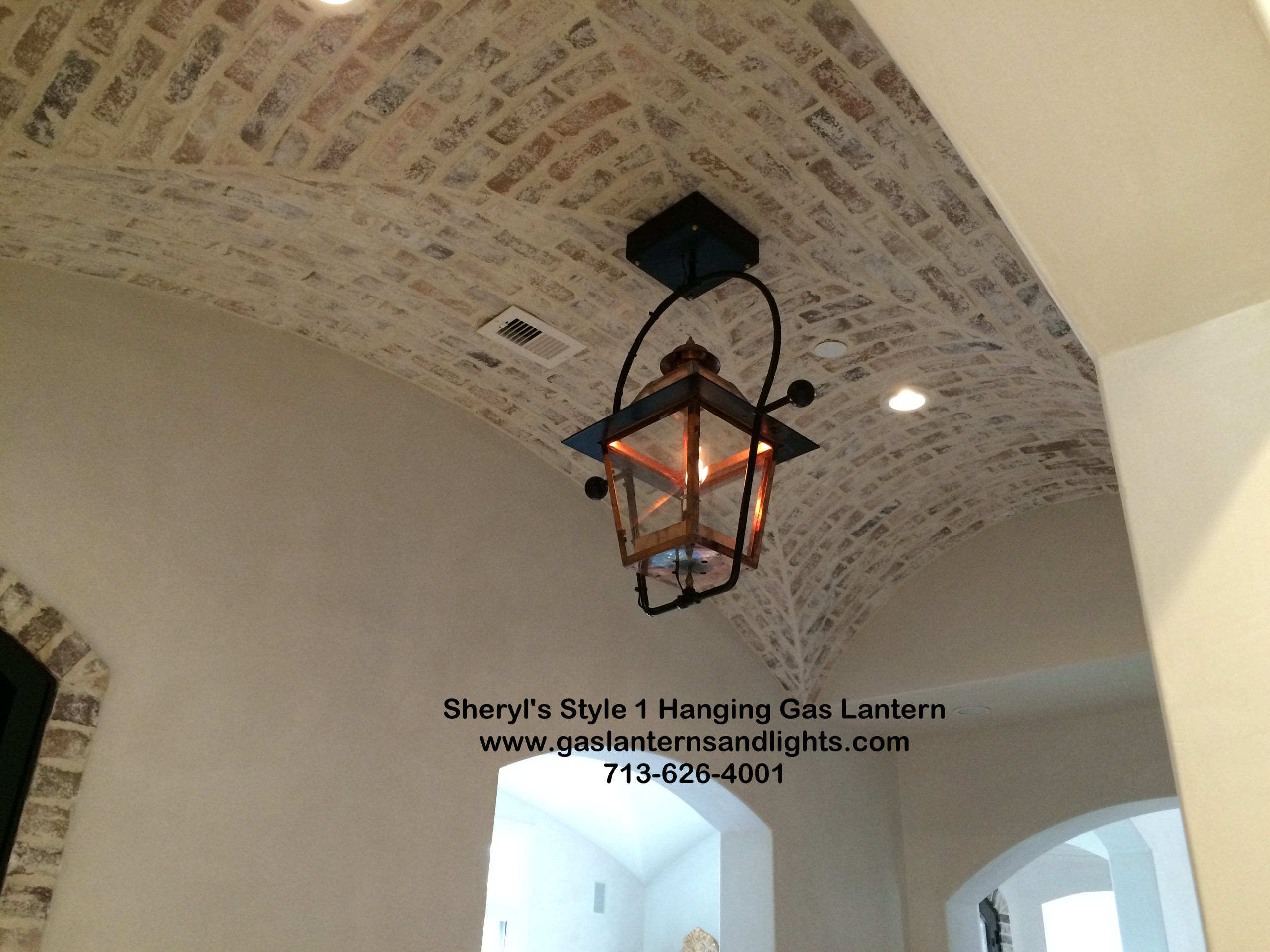 Sheryl's Style 1 Hanging Gas Lantern