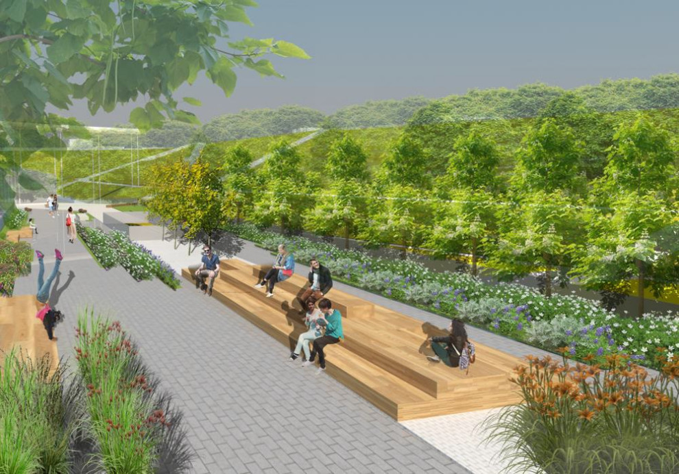 Концепция благоустройства поймы реки Царицы (визуализации)