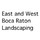 East and West Boca Raton Landscaping