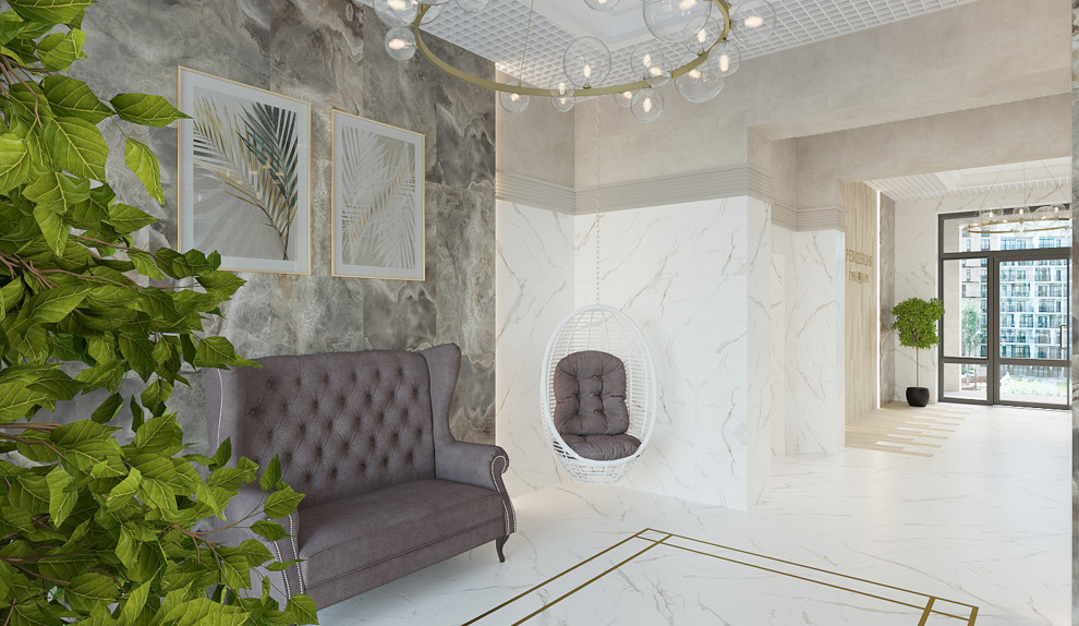 Входная группа ЖК  Резиденция Грин Парк