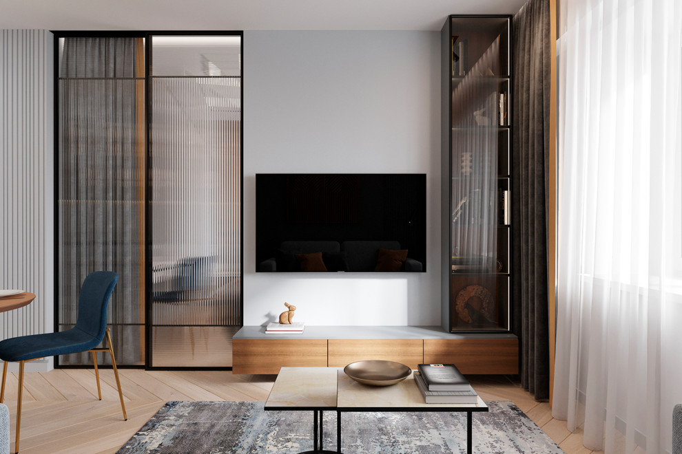 Дизайн интерьера однокомнатной квартиры площадью 40 кв. м.