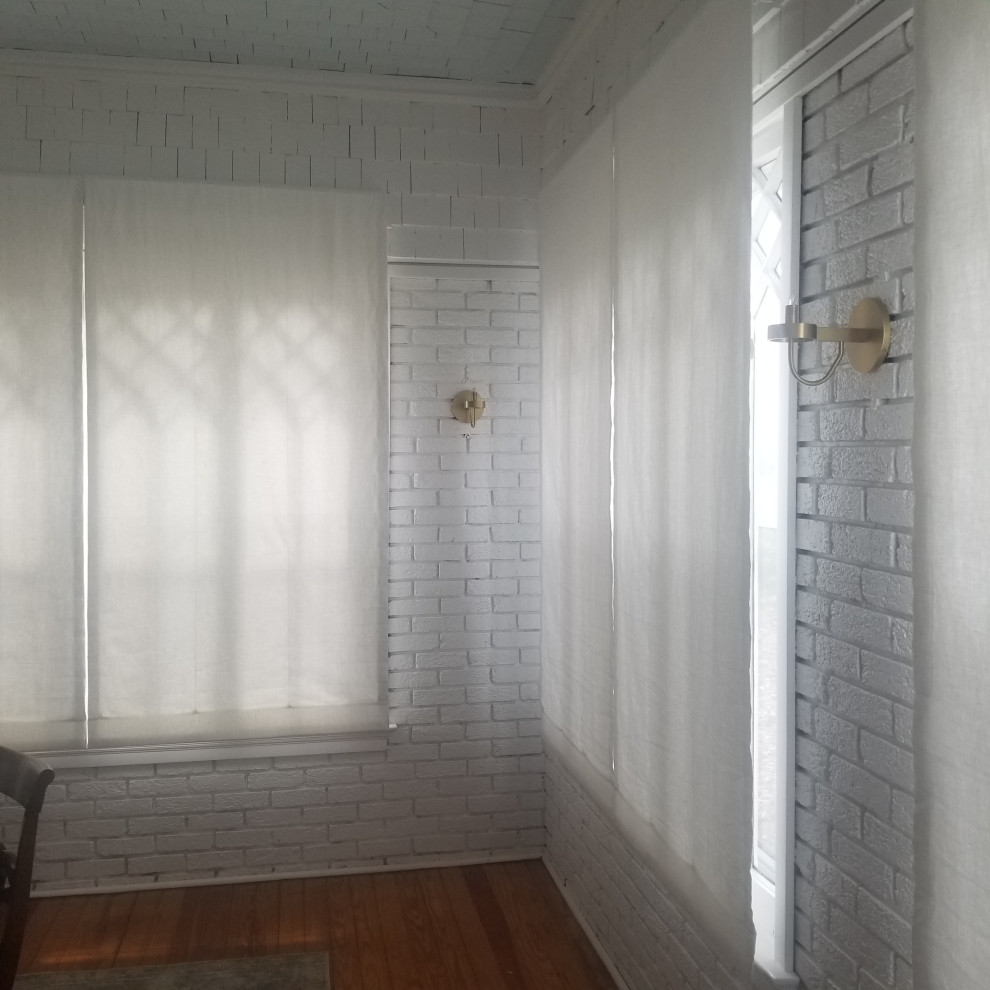 Roman Shade Sunroom Install on Walton Way