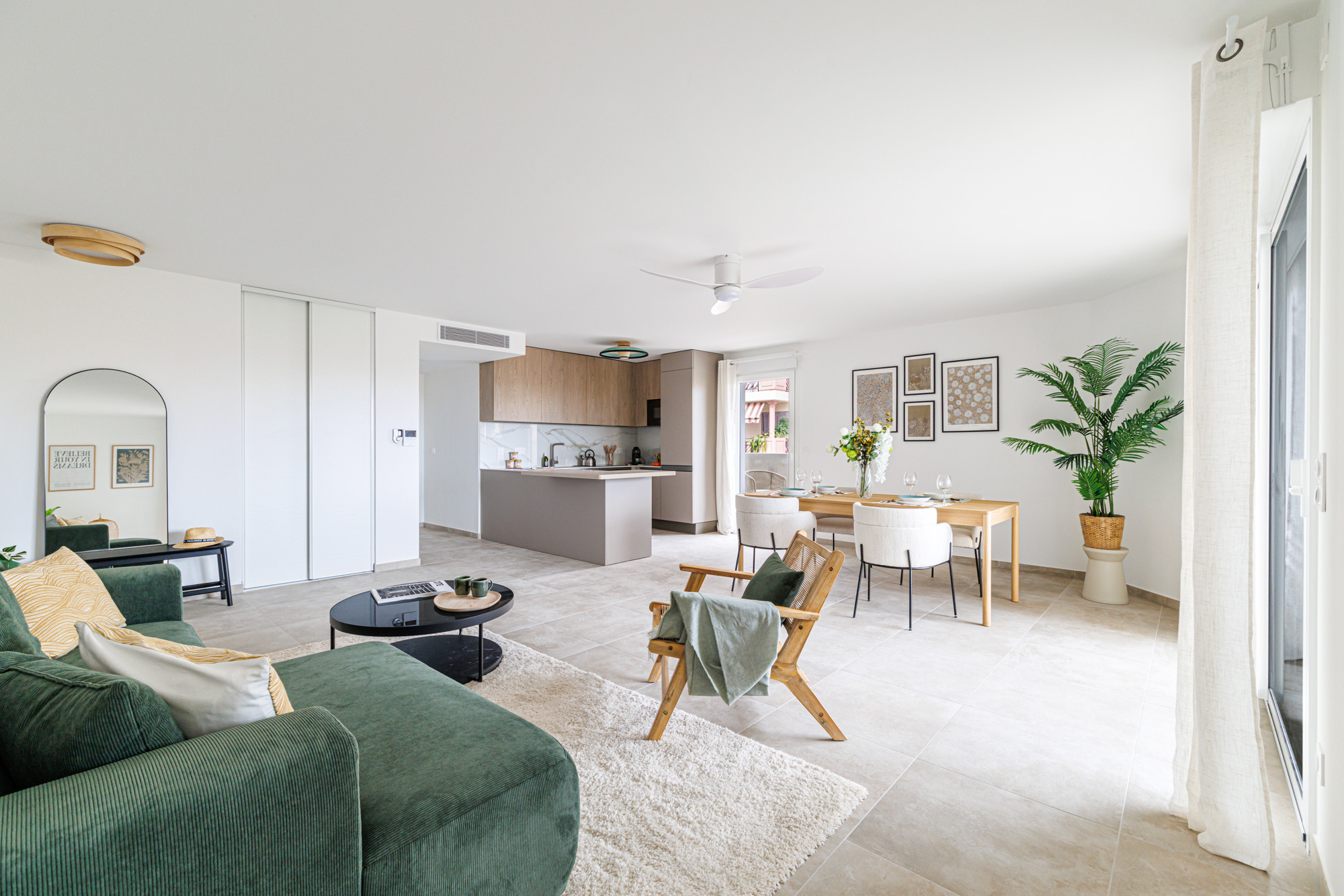 Home staging, L'Echappée mer, Cagnes sur mer