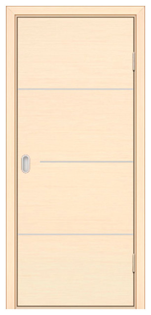 Milano 1m5 White Oak Interior Door Contemporary Doors Milano 1m5 White Oak Interior Door 24x80 Slab Only
