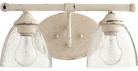 Quorum Bathroom Lighting quorum 5150-2-80 brooks bath lighting 2-light 14.5" - farmhouse Quorum Bathroom Lighting quorum 5150-2-80 brooks bath lighting 2-light 14.5" - farmhouse