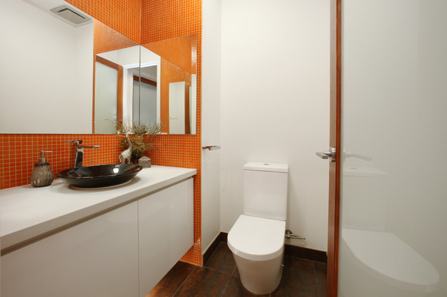 Waterways contemporary-powder-room