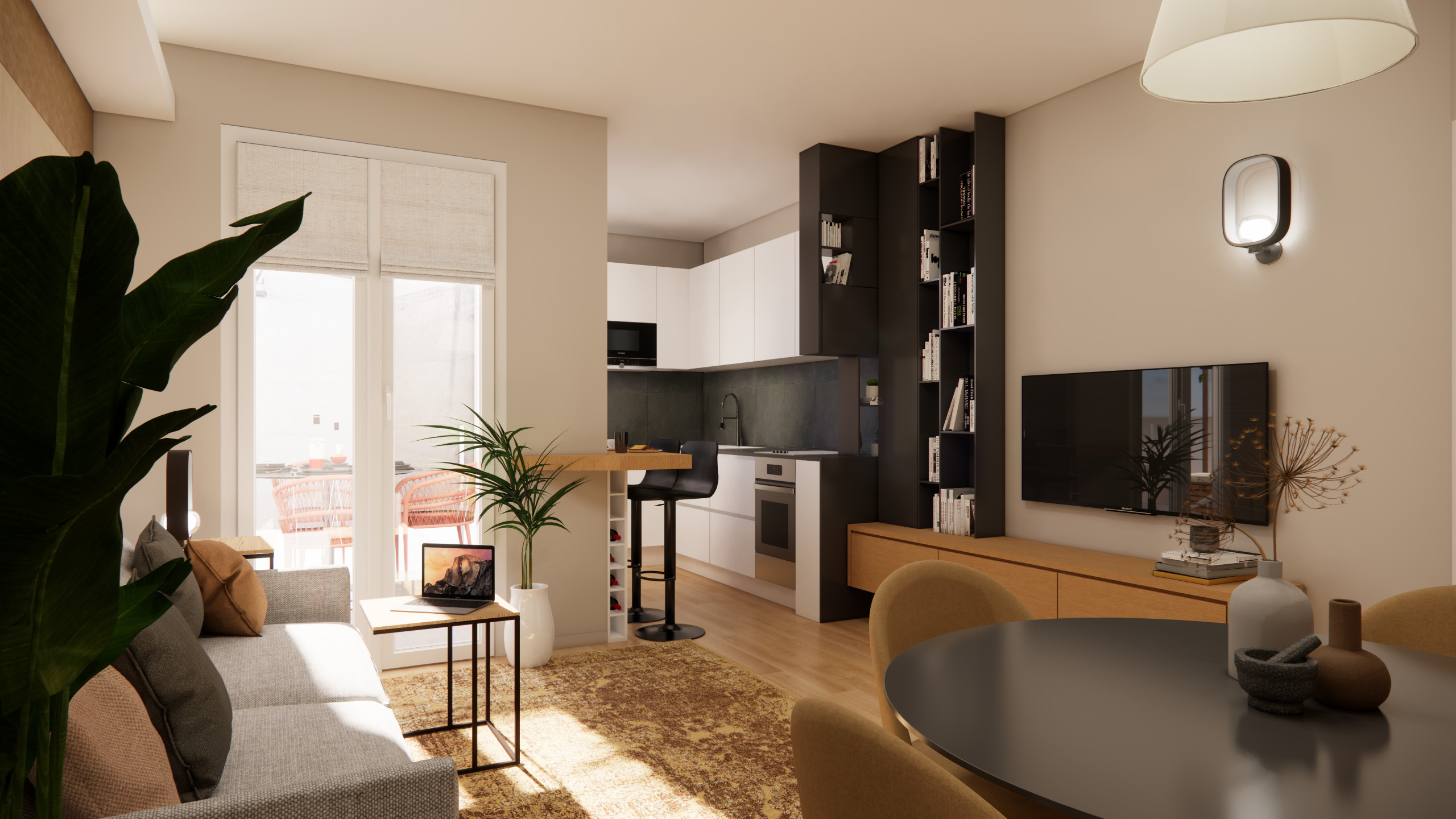 Living con cucina