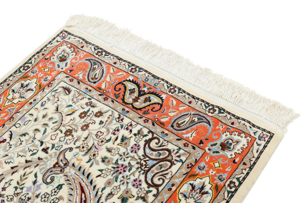 Persian Rug Nain 6La Silk Warp 4'5"x2'8", 4'5"x2'8" Traditional