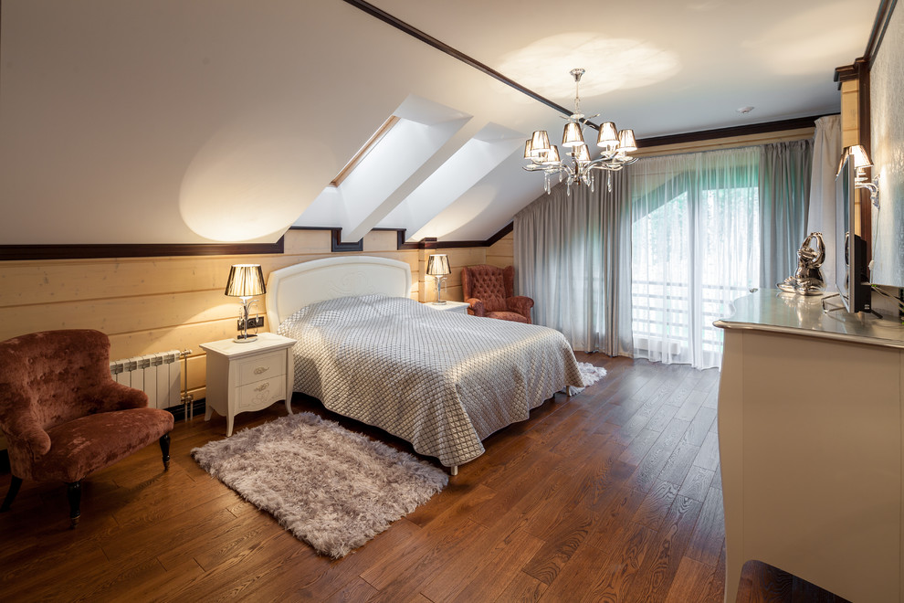 Интерьер трехэтажного загородного дома в Нижегородской области