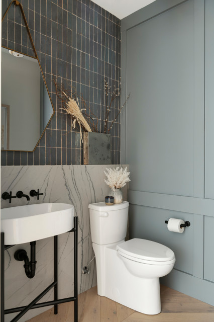 Honeysuckle transitional-bathroom