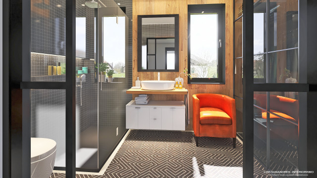 Vivienda en Mas Alba (Sitges) modern-badezimmer