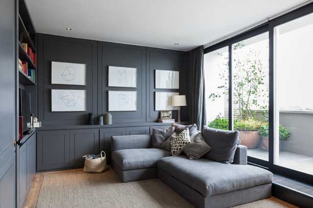 Penthouse -Notting Hill contemporary-living-room