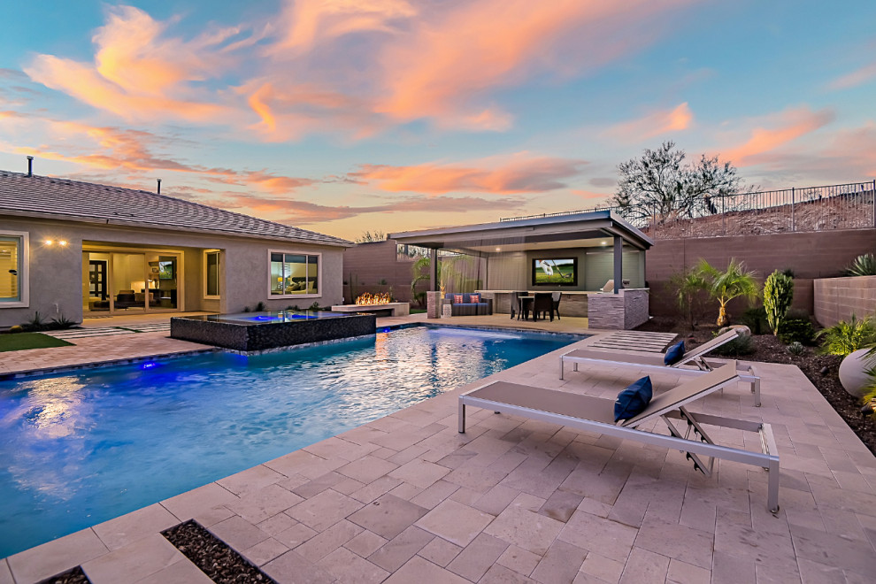 Minimalist pool photo in Phoenix