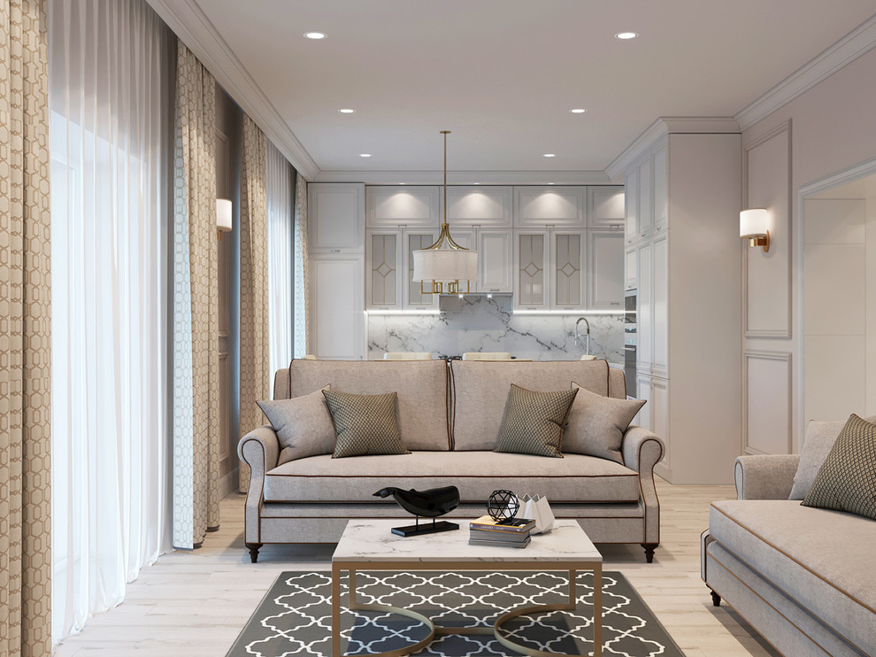 Проект двухэтажного коттеджа в неоклассическом стиле