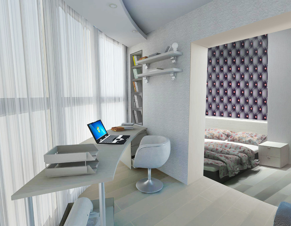 Балкон-рабочий кабинет