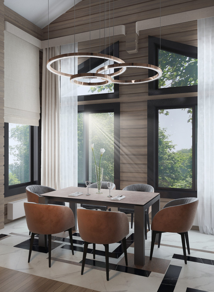 Интерьер дома из бруса