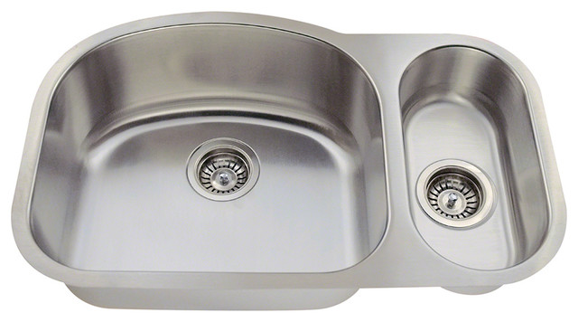 MR Direct 529 L Offset Stainless Steel Kitchen Sink