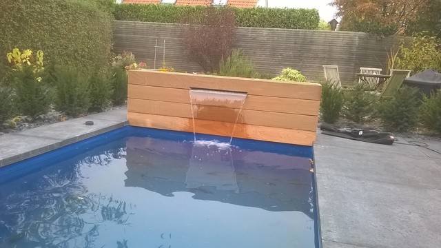 Projekt in Widdersdorf contemporaneo-piscina