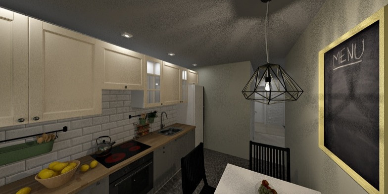 "Всё в одном" -  проект однокомнатной квартиры