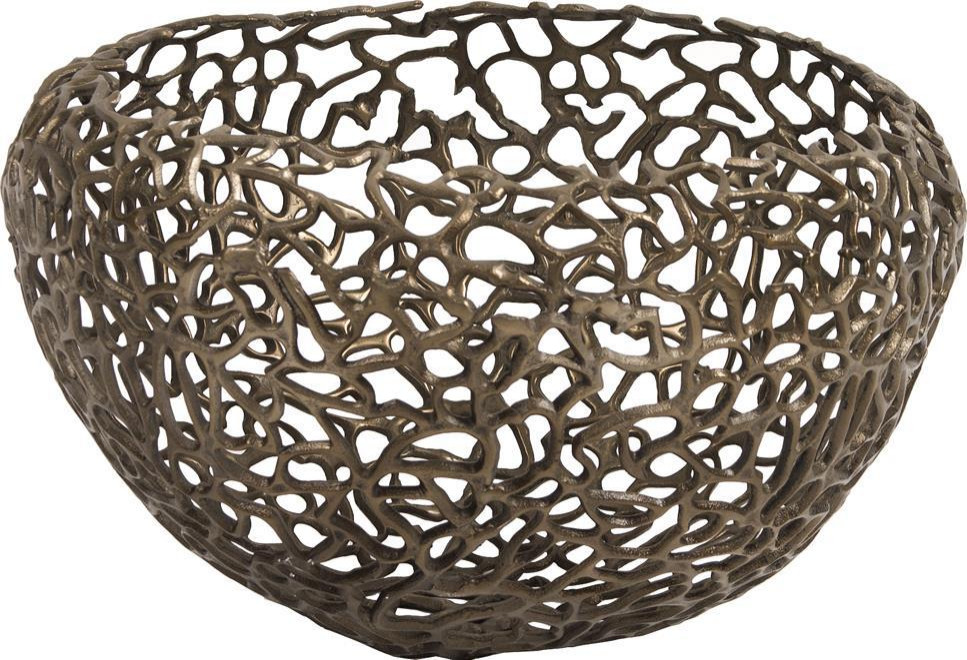 HOWARD ELLIOTT Basket Nest Deep Bronze Aluminum