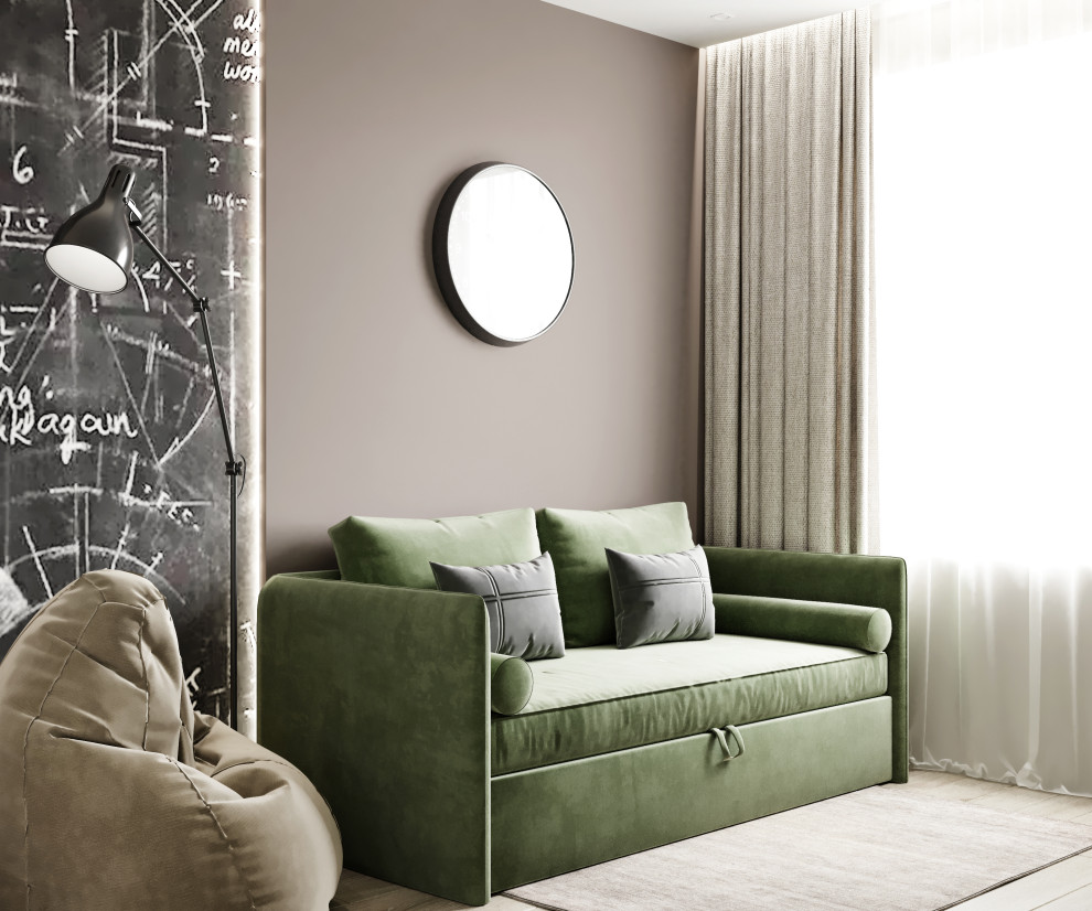 Трёхкомнатная квартира для семьи из 5 человек. 75 кв.м.