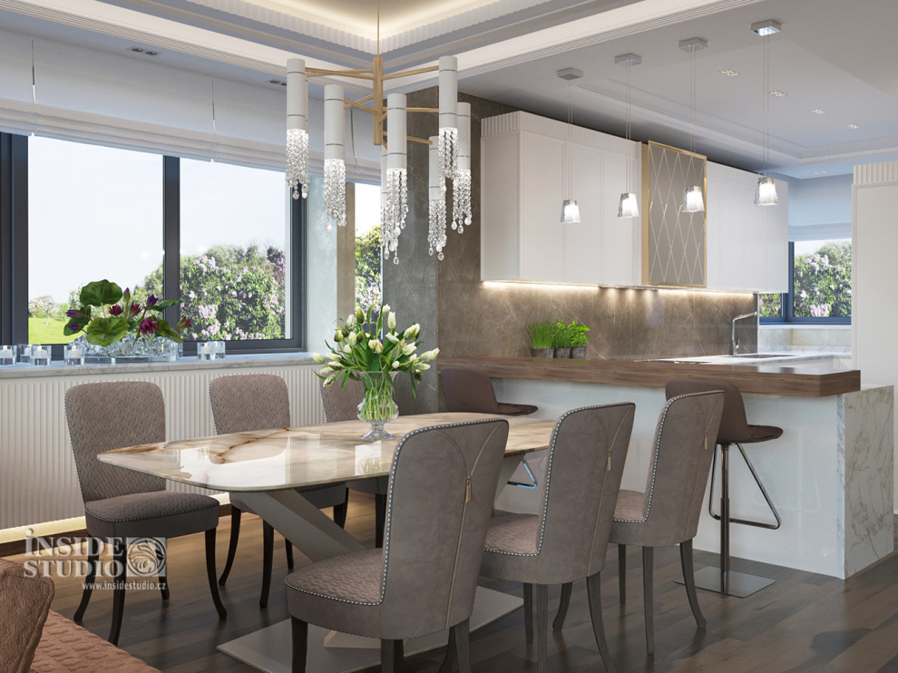 Дизайн интерьера загородного дома в Чехии