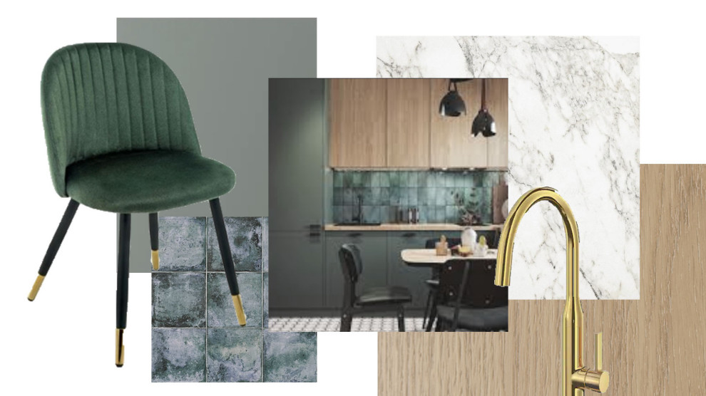 Квартира с мозаичным панно в ЖК Галактика Премиум