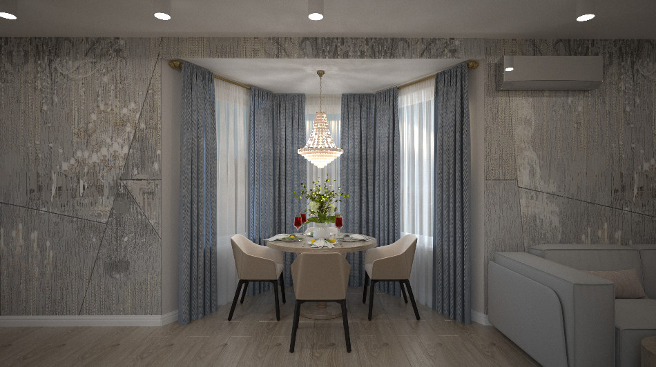 Проект загородного дома (1 этаж).