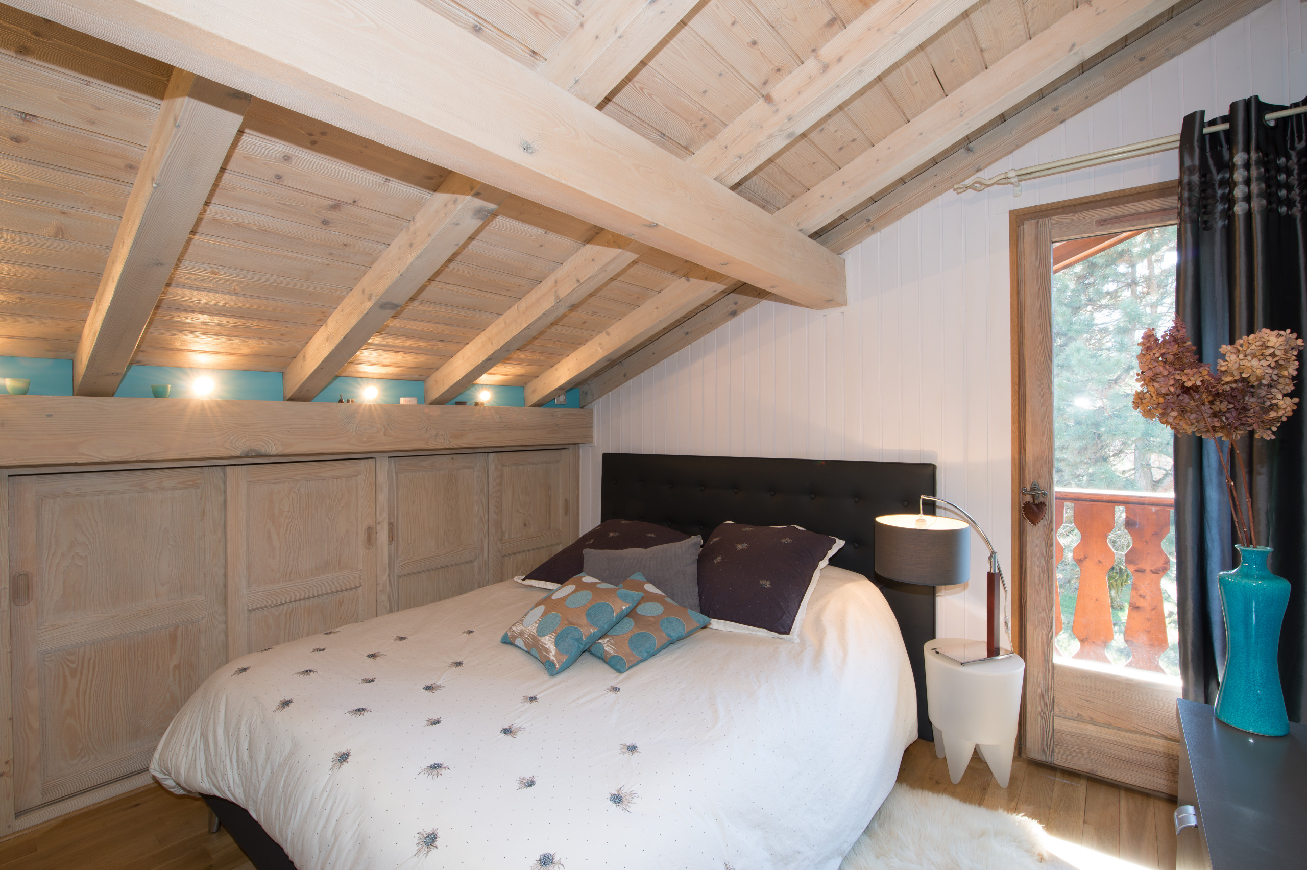 Décoration de chambre chalet à la montagne