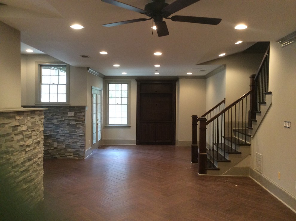 Sandy Springs 2600 sq ft basement gets a full redesign and decor