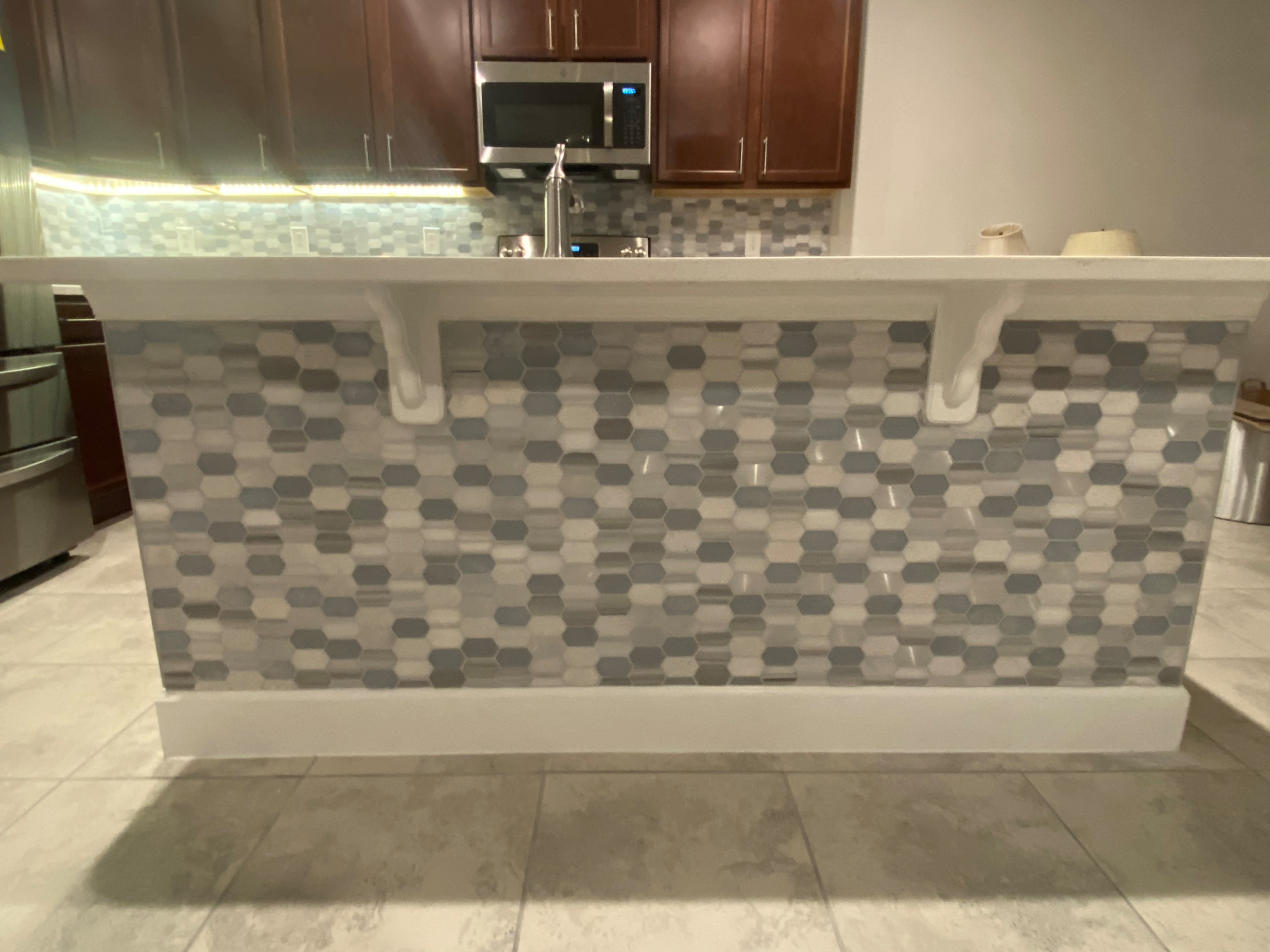 Classy Mosaic Backsplash